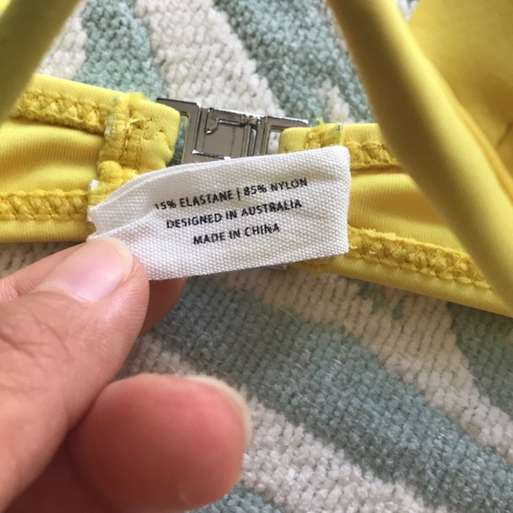 WHITE FOX SWIMWEAR yellow bikini - Picture 3 of 4